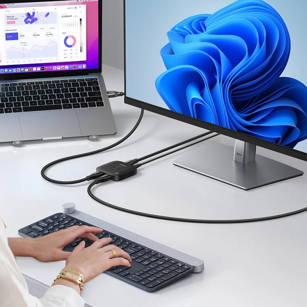 Switch Video HDMI UGREEN 65877, Zwart