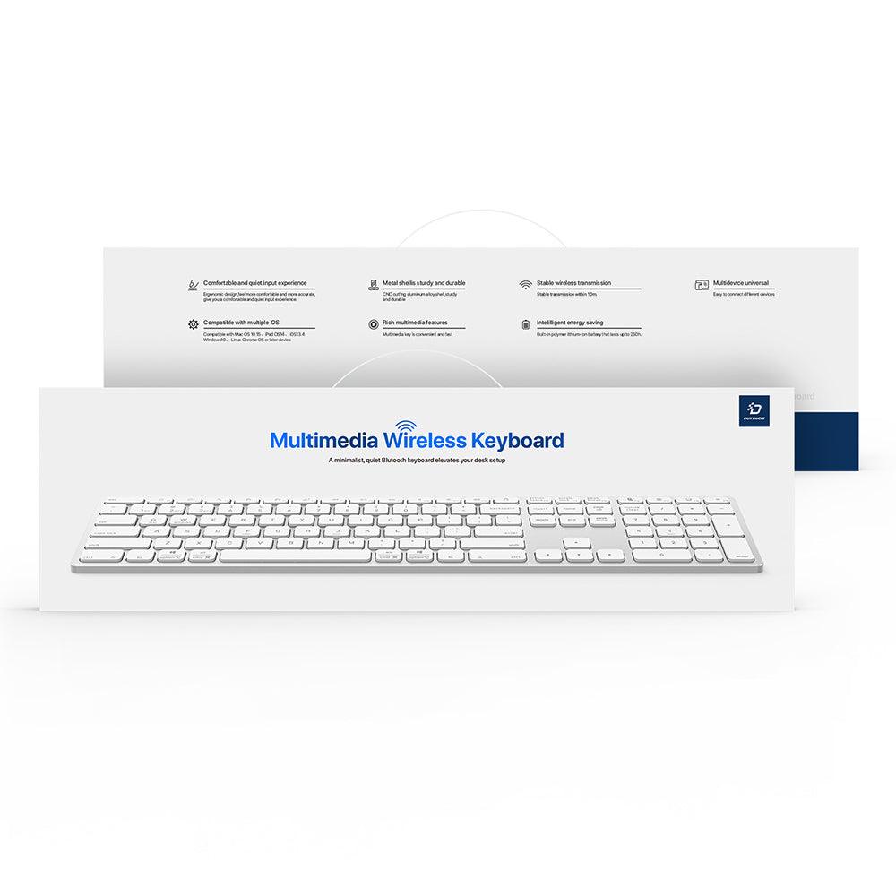 Bluetooth-Tastatur DUX DUCIS LK, Weiß
