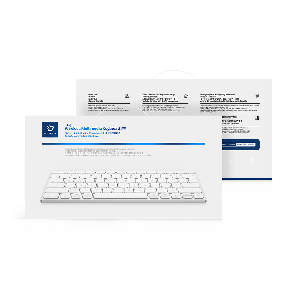 Bluetooth-Tastatur DUX DUCIS LK Mini, Weiß