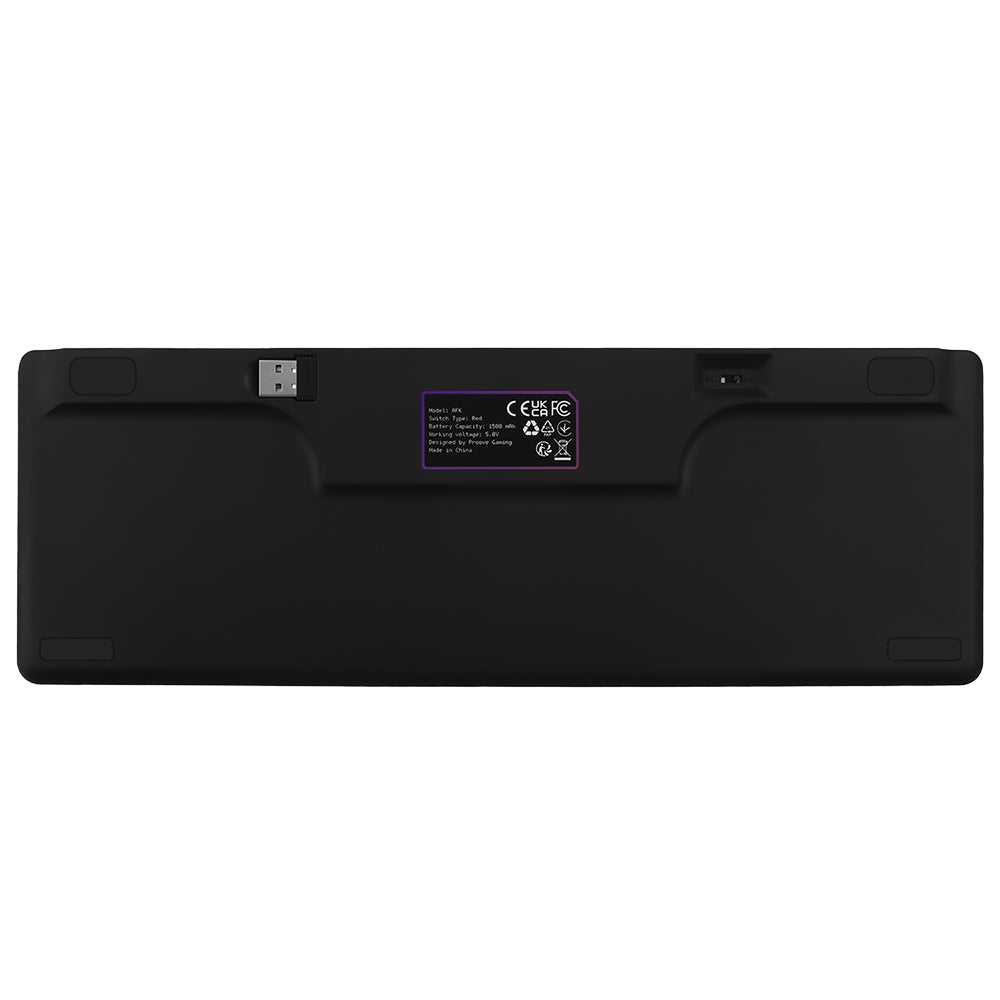 Clavier Gaming Sans Fil Proove AFK, RGB, BT / Wi-Fi / Filaire, 1.5m, Noir WKAFKEN22001