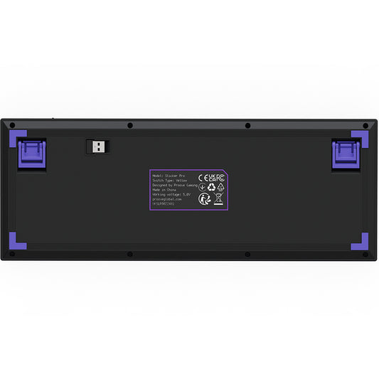 Clavier Gaming Sans Fil Proove Slicker Pro, RGB, BT / Wi-Fi / Filaire, 1.8m, Noir WKSLPEN22416