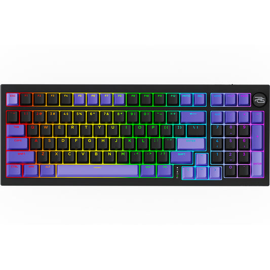 Draadloos Gaming Toetsenbord Proove Slicker Pro, RGB, BT / Wi-Fi / Bedraad, 1.8m, Zwart WKSLPEN22416