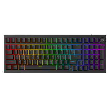 Draadloos Gaming Toetsenbord Proove Slicker, RGB, BT / Wi-Fi / Bedraad, 1.8m, Zwart WKSLEN00022401