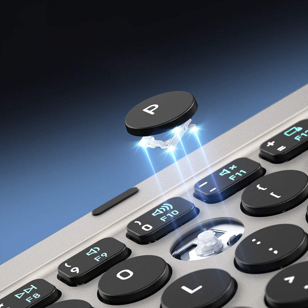 Faltbare Bluetooth-Tastatur DUX DUCIS, Schwarz