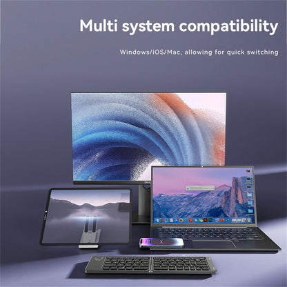 Opvouwbaar Bluetooth-toetsenbord Yesido KB27, Zwart