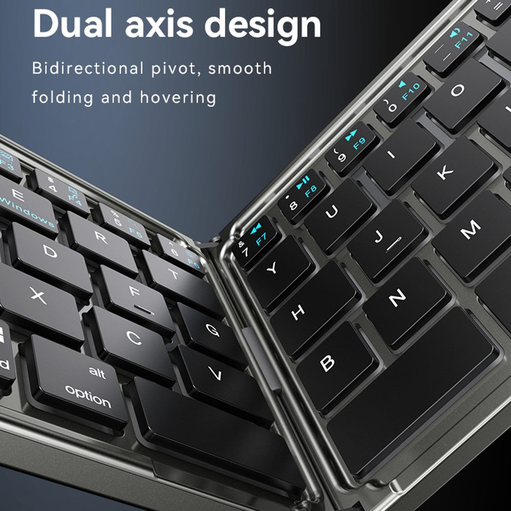 Opvouwbaar Bluetooth-toetsenbord Yesido KB27, Zwart