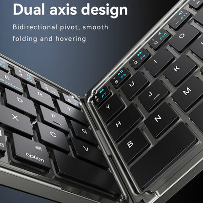 Opvouwbaar Bluetooth-toetsenbord Yesido KB27, Zwart