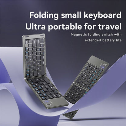 Opvouwbaar Bluetooth-toetsenbord Yesido KB27, Zwart