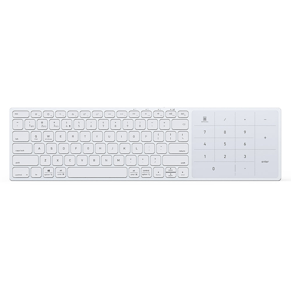 Clavier sans fil DUX DUCIS LK, BT / Wi-Fi, Blanc