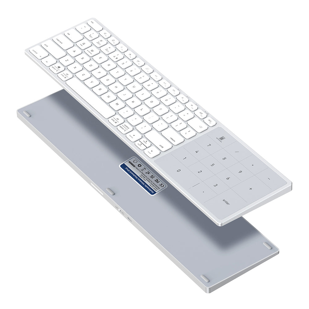 Clavier sans fil DUX DUCIS LK, BT / Wi-Fi, Blanc