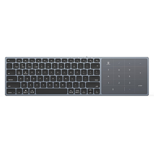 Wireless-Tastatur DUX DUCIS LK, BT / Wi-Fi, Schwarz