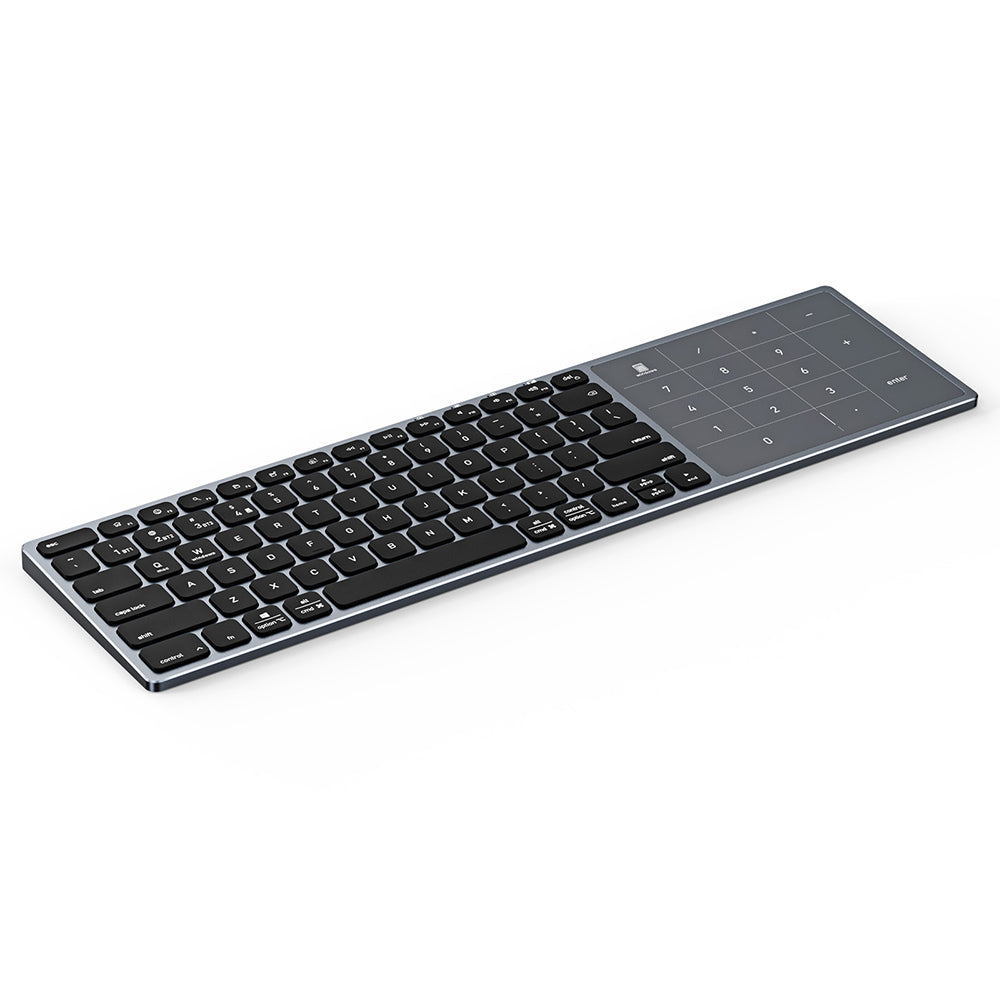 Wireless-Tastatur DUX DUCIS LK, BT / Wi-Fi, Schwarz
