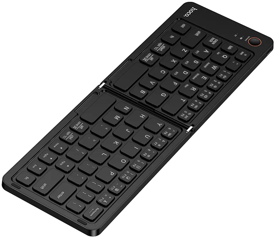Opvouwbaar Bluetooth-toetsenbord HOCO GM71 Foldable, Zwart