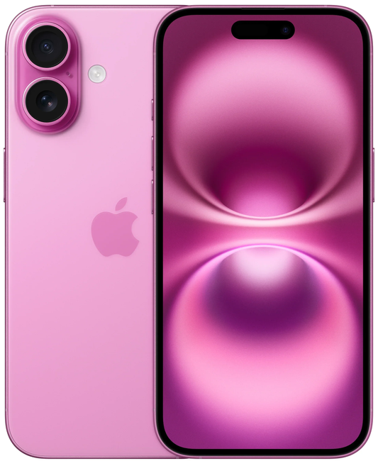 Mobiele Telefoon Apple iPhone 16, 128GB, Roze India Spec MYEA3HN/A