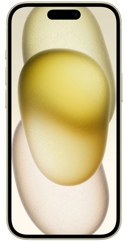 Téléphone Mobile Apple iPhone 15, 128GB, Jaune MTP23ZD/A