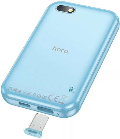 HOCO Y102 Kids mobiele telefoon, 2G, 2.8 inch display, Blauw