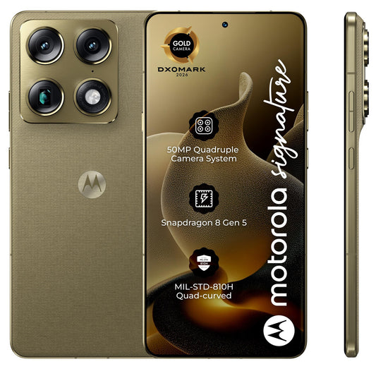 Mobiltelefon Motorola Signature 5G, 512GB, 16GB, Pantone Olive PBAB0003SE
