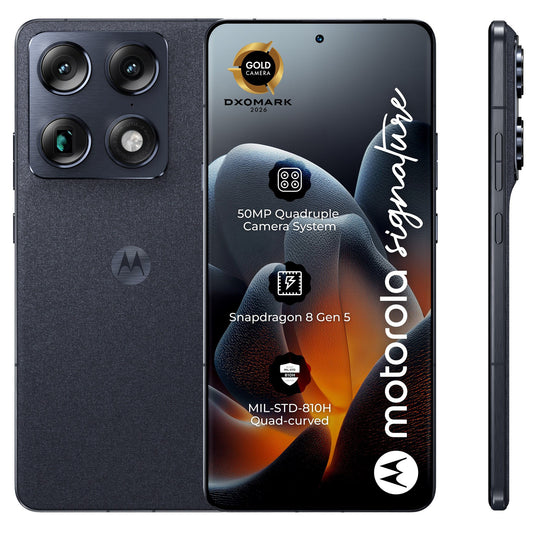 Mobiele Telefoon Motorola Signature 5G, 512GB, 16GB, Pantone Carbon PBAB0002SE