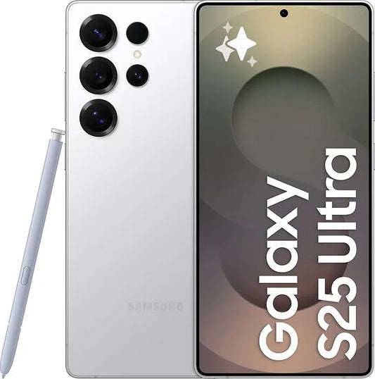 Mobiele Telefoon Samsung Galaxy S25 Ultra, 256GB, 12GB, Titanium Whitesilver DACH SM-S938BZSDEUE