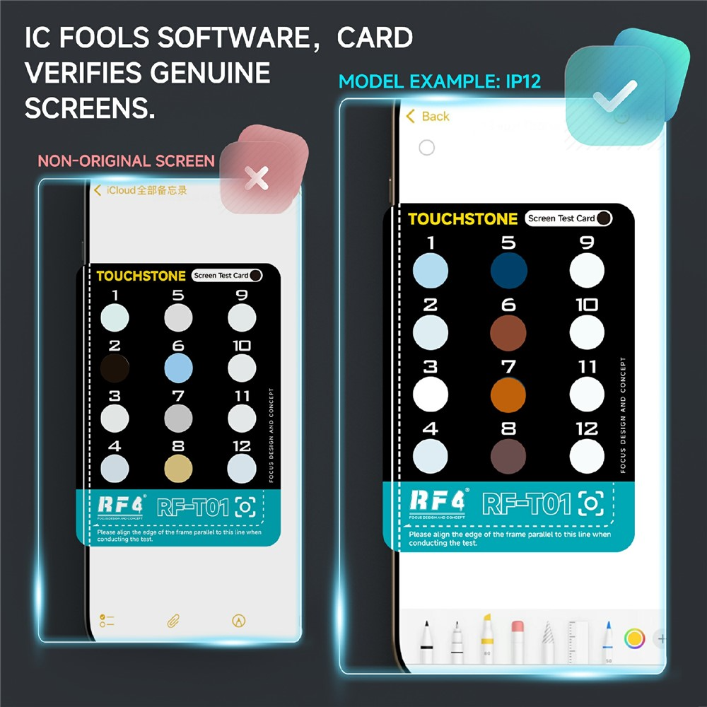 Polarisationstester Display RF4 RF-T01 für Apple iPhone 12 - 17 Serien