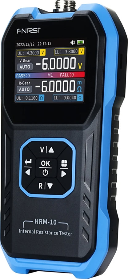 Tester Service Fnirsi HRM-10 voor het meten van interne weerstand en spanning van batterij / accu