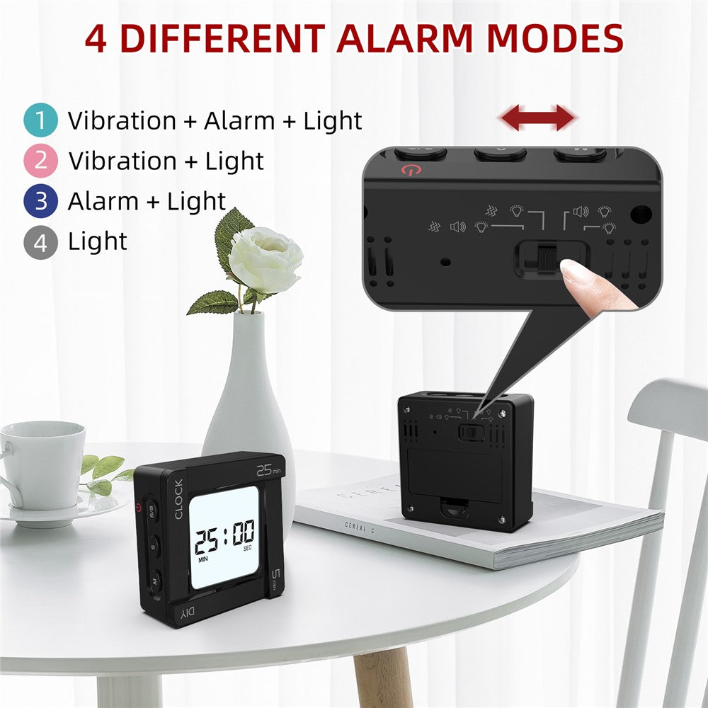 Timer-Timer OEM EN7019 Flip, Schwarz