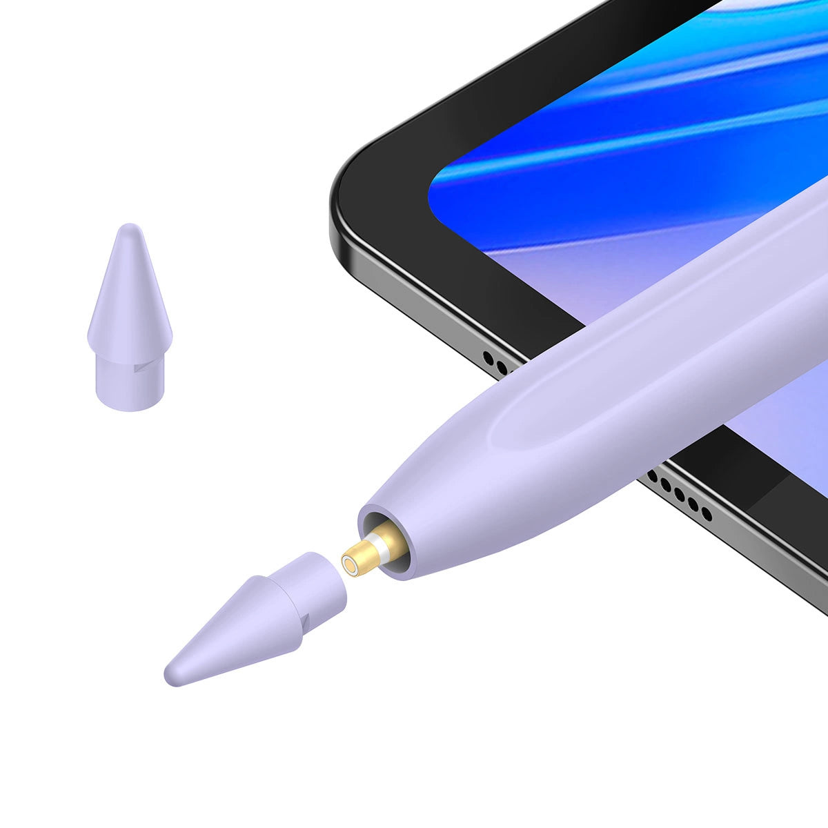 Touch Pen Baseus Smooth Writing 2 Series voor Apple iPad, Actieve Draadloze Versie, Paars SXBC060105