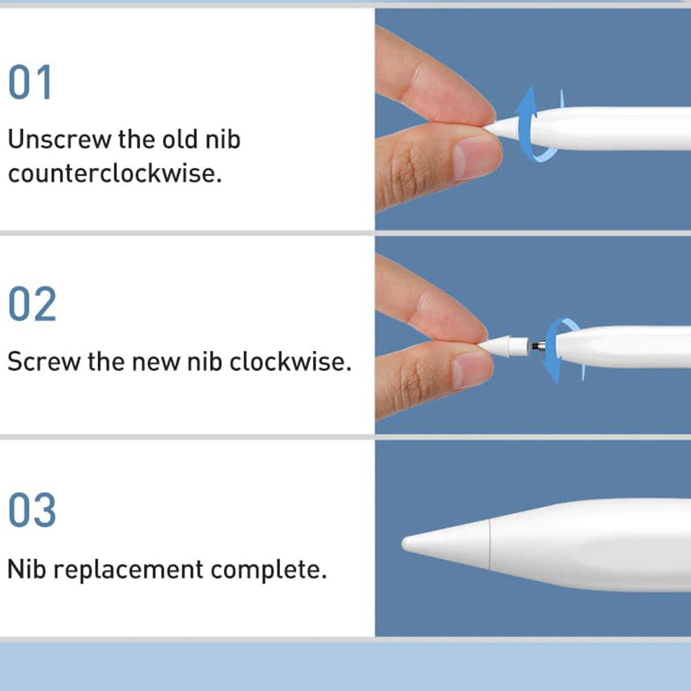 Touch Pen Baseus Vloeiend Schrijven voor Apple iPad, Wit SXBC040102 