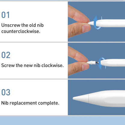 Touch Pen Baseus Vloeiend Schrijven voor Apple iPad, Wit SXBC040102 