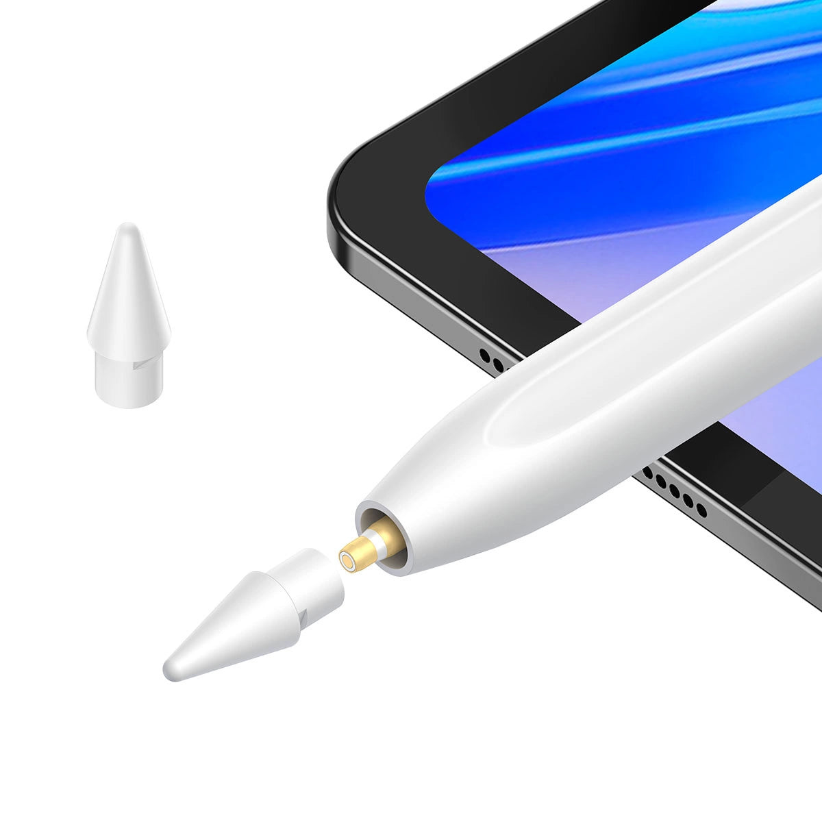 Touch Pen Baseus Smooth Writing 2 Serie für Apple iPad, Aktive Wireless-Version, Weiß SXBC060102