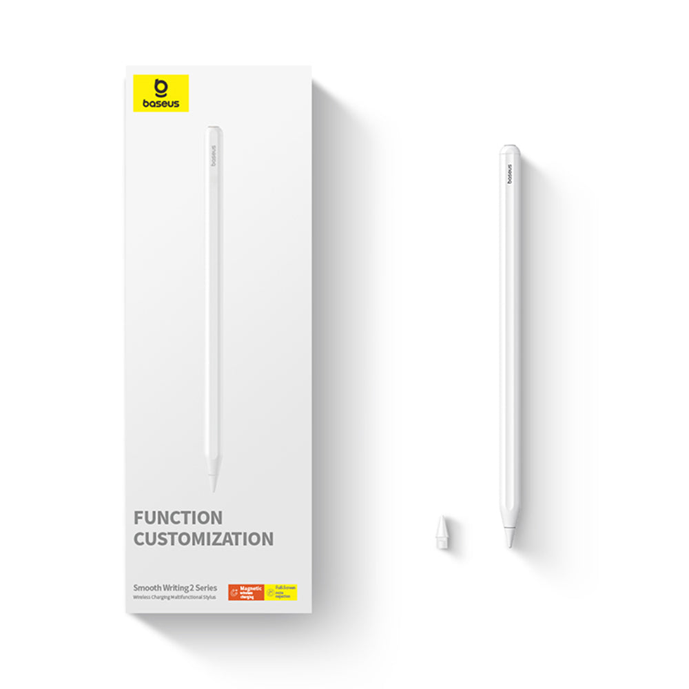 Touch Pen Baseus Smooth Writing 2 Series pour Apple iPad, Version Active, Blanc P80015807213-00