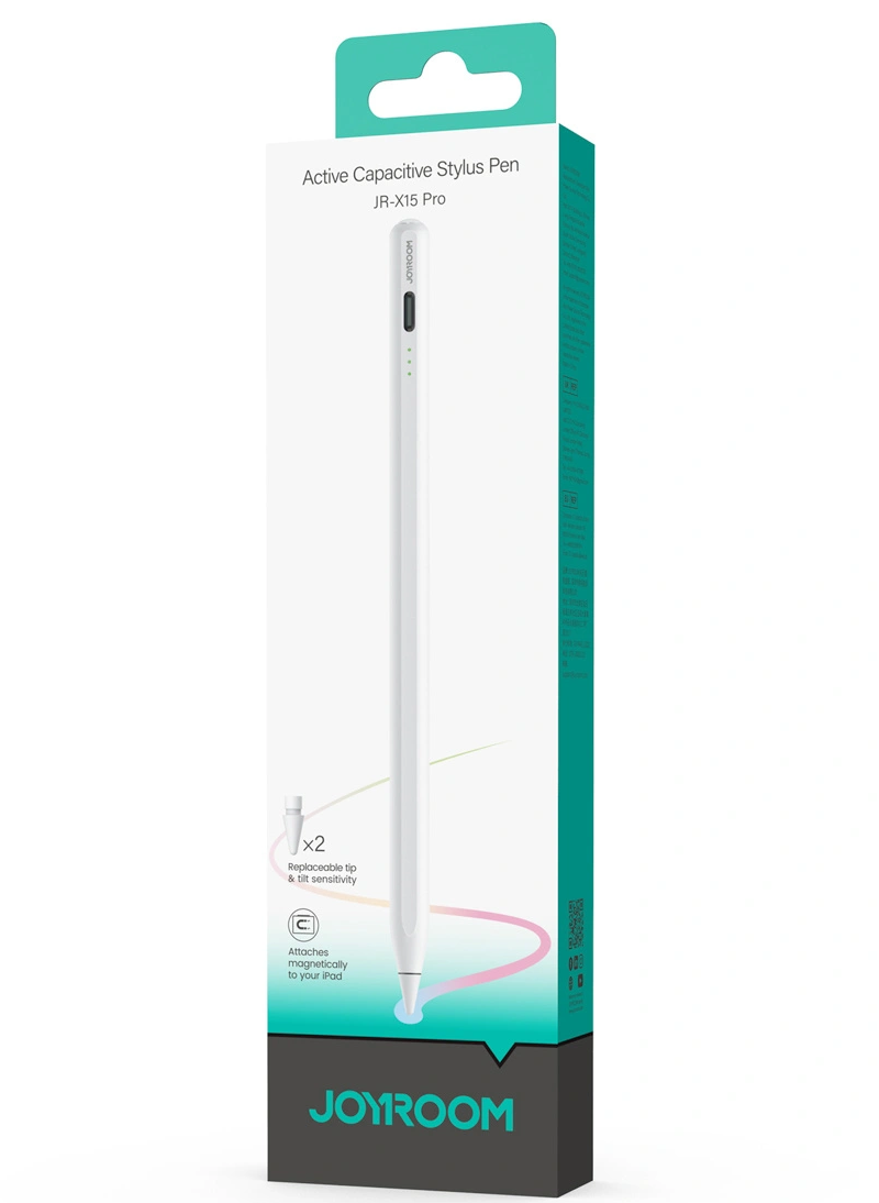 Touch Pen Joyroom JR-X15 Pro voor Apple iPad, Active Versie, Wit