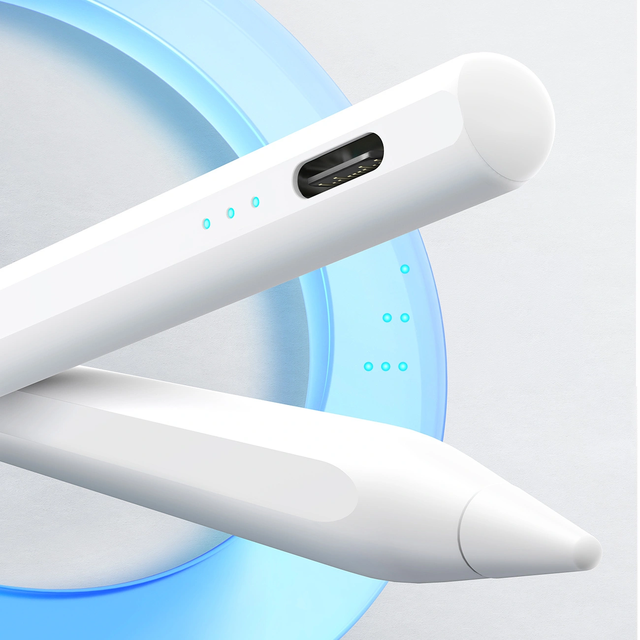 Stylet Joyroom JR-X9S Pro pour Apple iPad, Version Active, Blanc