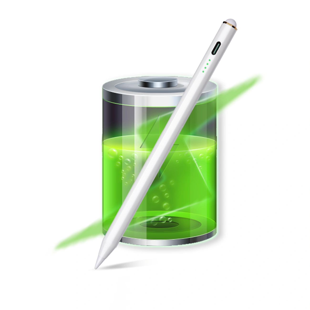 Touch Pen Joyroom JR-X9S für Apple iPad, Aktive Version, Weiß