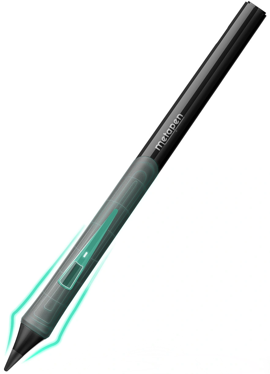 Touch Pen Metapen D1 für Apple iPad, Active Version, Schwarz ME-APP452