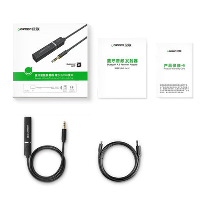 Émetteur Bluetooth UGREEN CM107, AUX, Noir