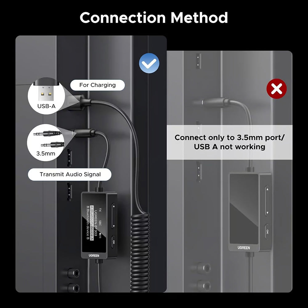 Bluetooth-Sender / -Empfänger UGREEN BT303