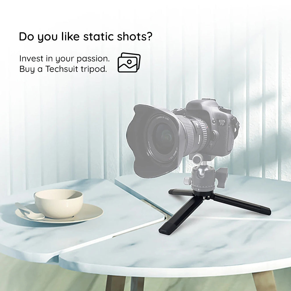 Statief 1/4inch Techsuit TPD2, Zwart