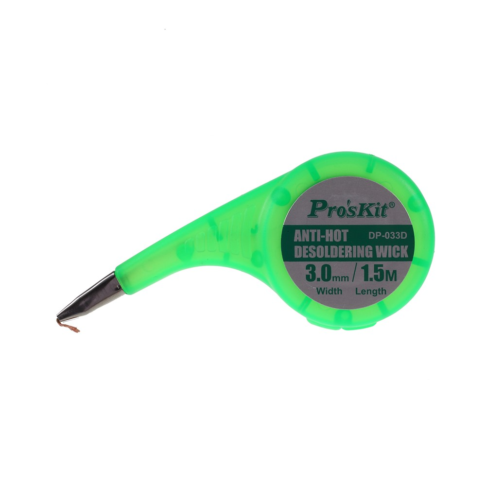Pro'sKit DP-033D vlecht, 3mm, 1,5m