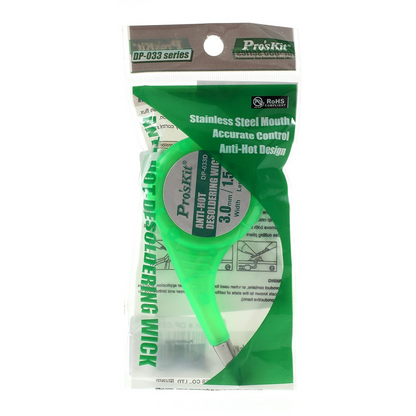 Pro'sKit DP-033D vlecht, 3mm, 1,5m