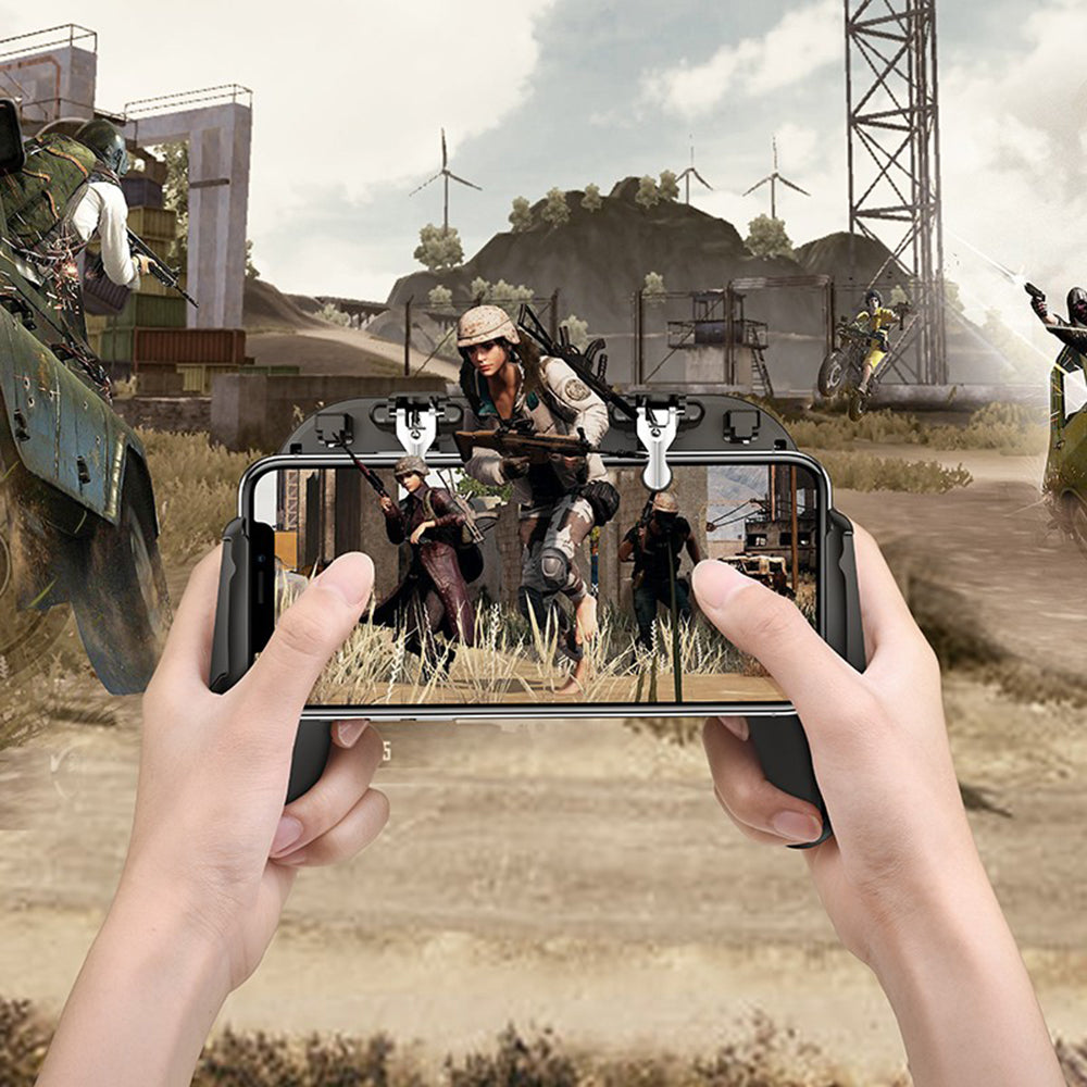 Trigger Gaming Borofone BG3 Warrior pour téléphone 4,5 pouces - 6,7 pouces, Noir