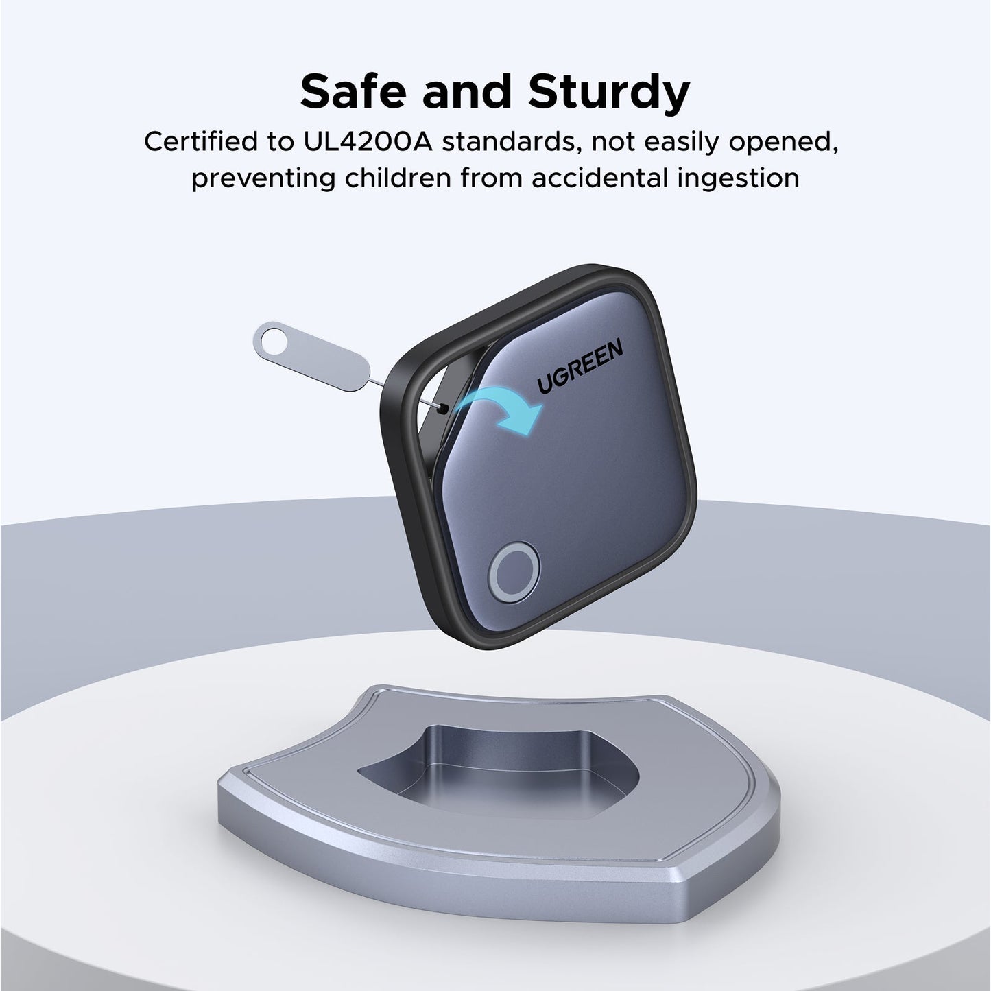UGREEN SmartTag Pro Smart CM916 (75646P), Schwarz