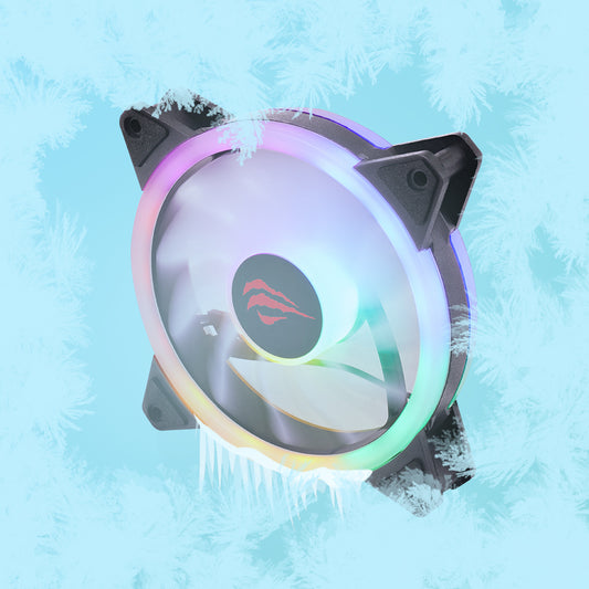 Ventilateur HAVIT F2089, 1200RPM, 35dB, 1.32W, Noir