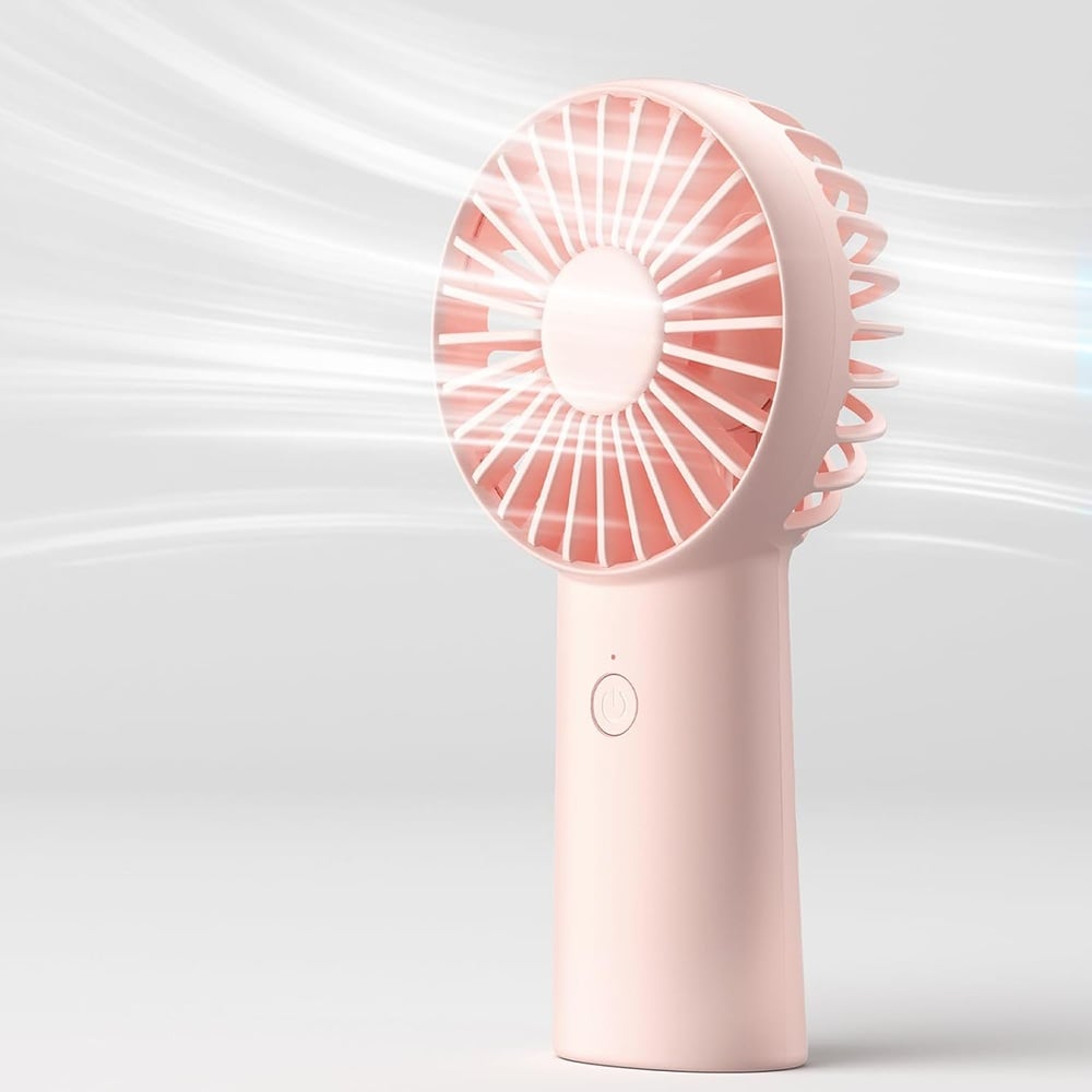 Tragbarer Ventilator JisuLife FA20X, Rosa