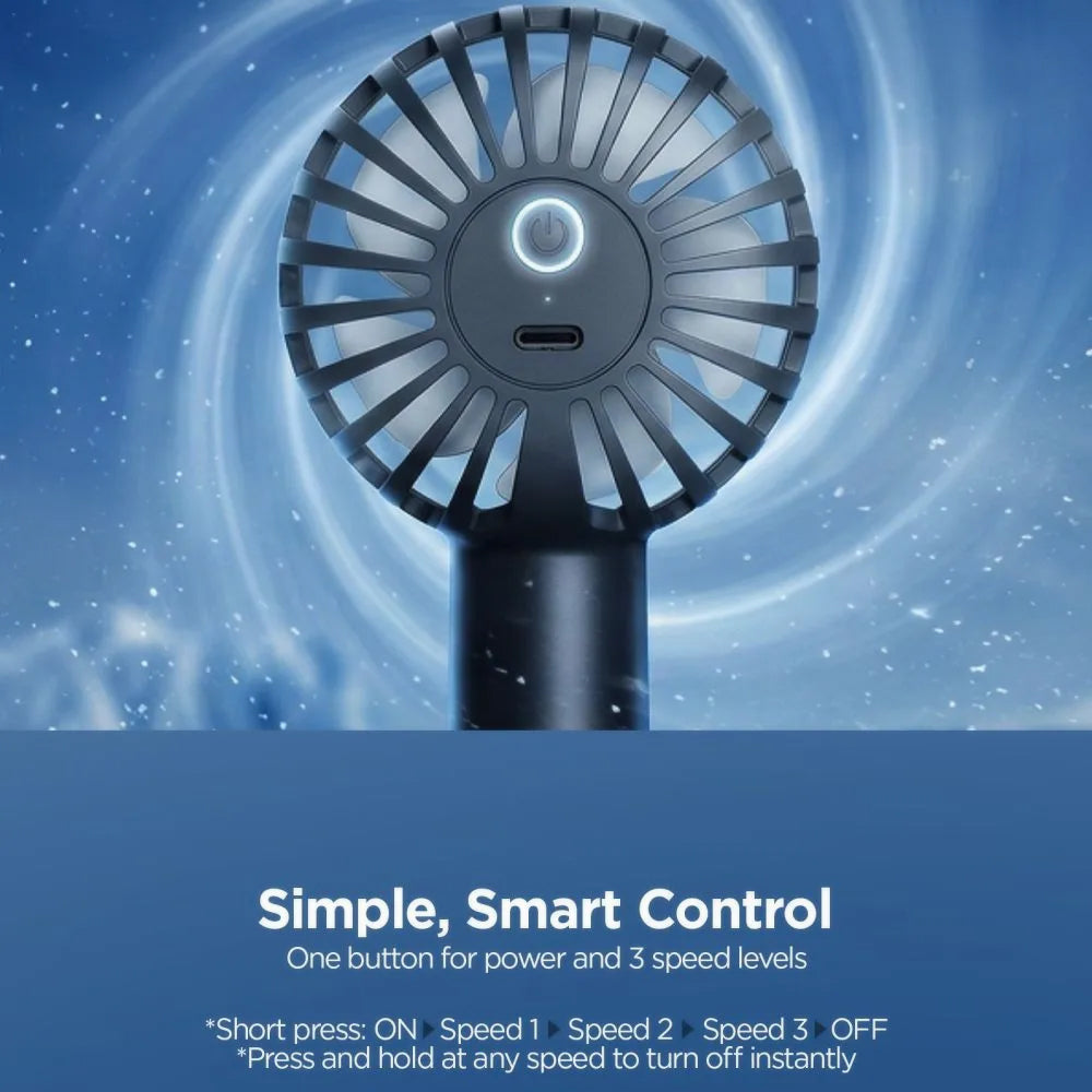 Ventilateur Portable Spigen A905, Noir AHP10454