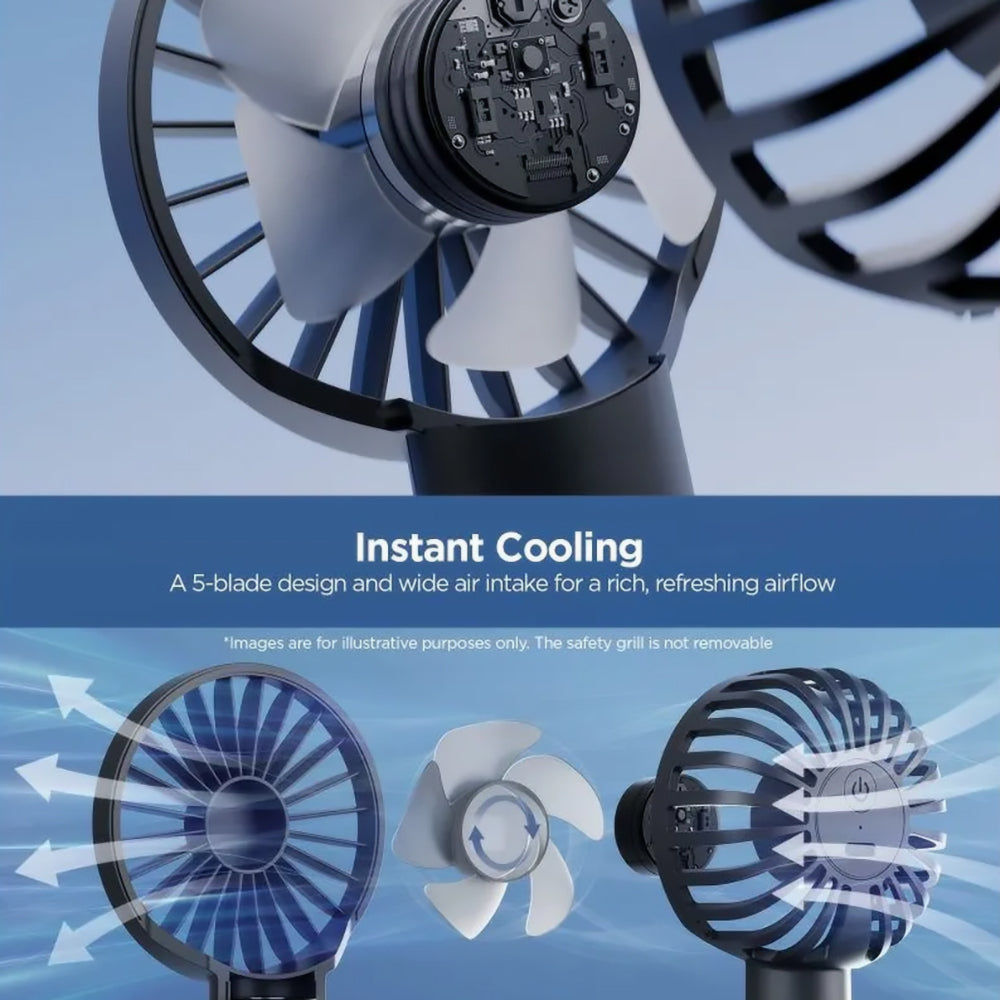 Ventilateur Portable Spigen A905, Noir AHP10454