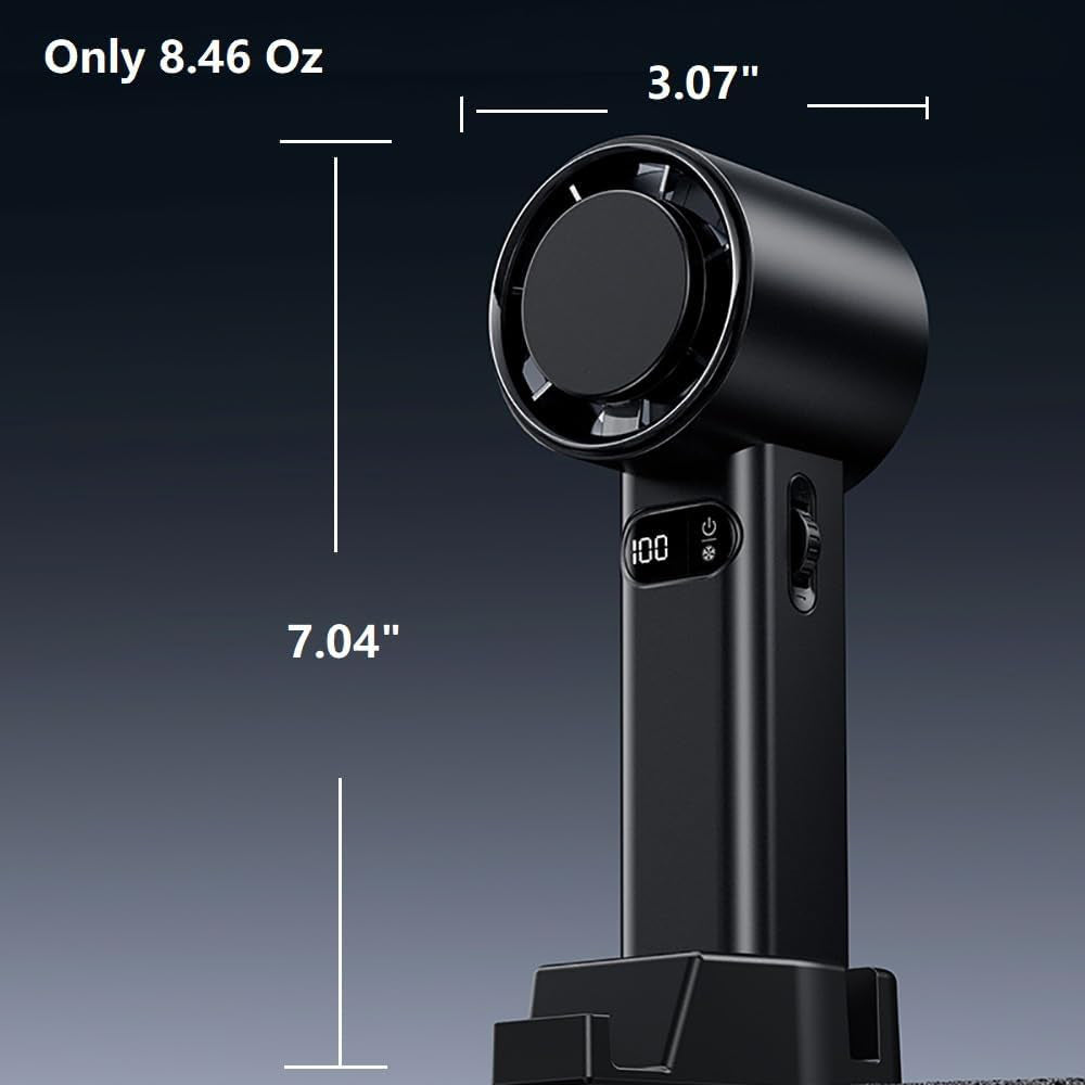 Techsuit F83 Portable Fan, Black