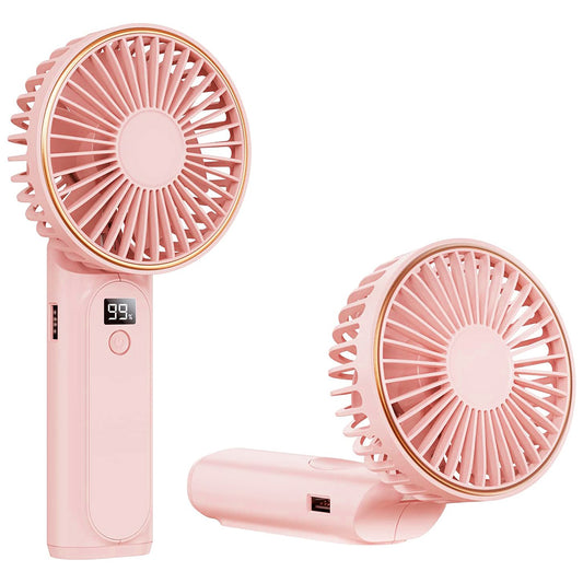 Ventilateur Portable Techsuit M12, Rose