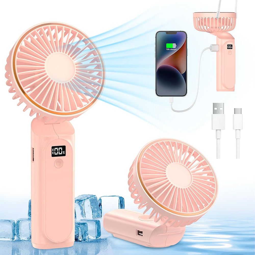 Draagbare Ventilator Techsuit M12, Roze