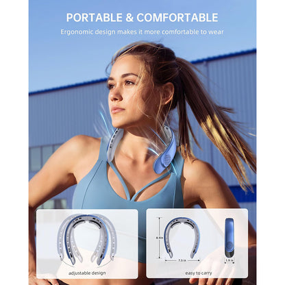 Draagbare Ventilator Techsuit S8, Blauw